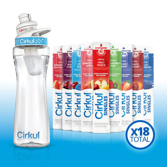 22oz. Plastic Bottle & GoSip® Black Cherry D1